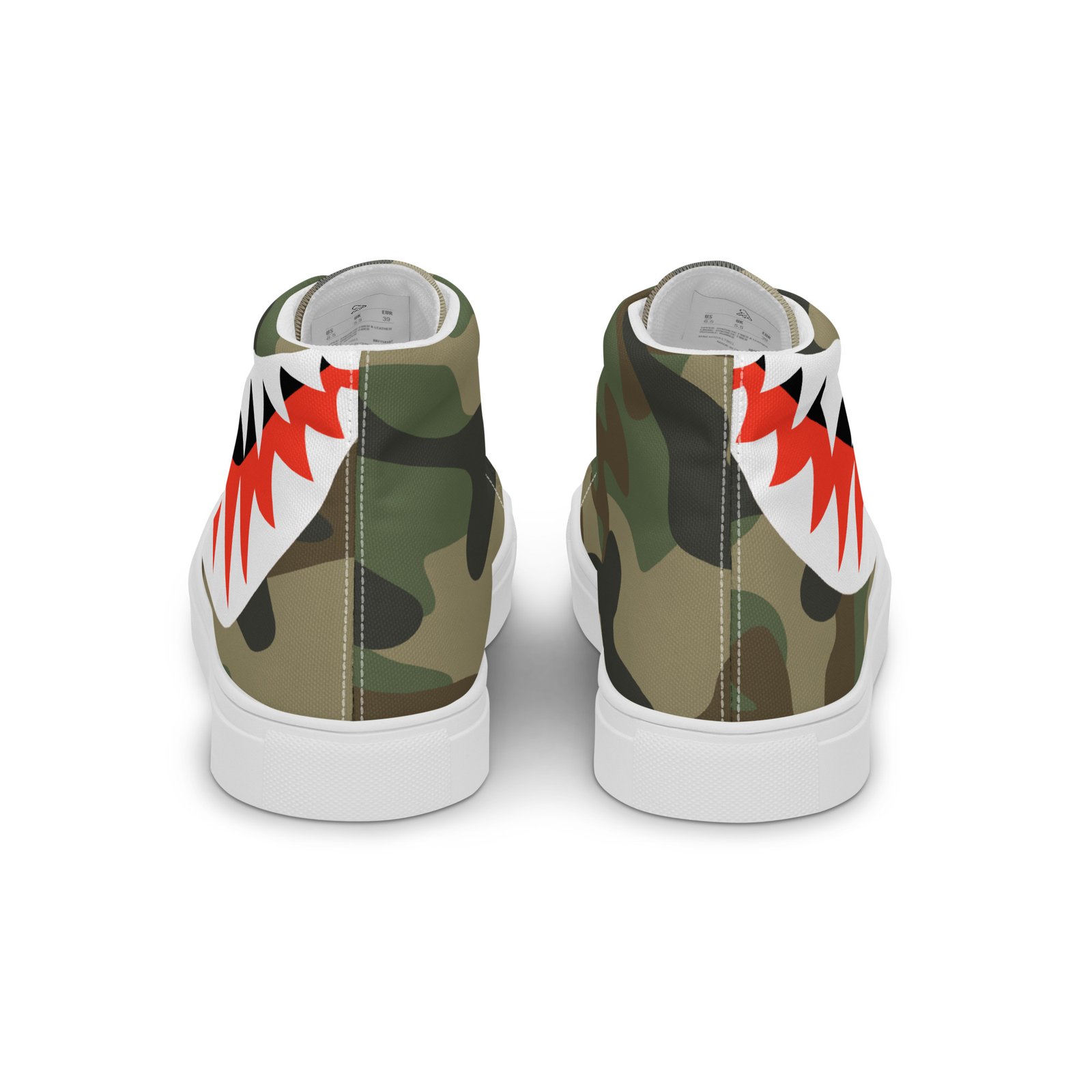 Men’s high top canvas shoes - Image 3