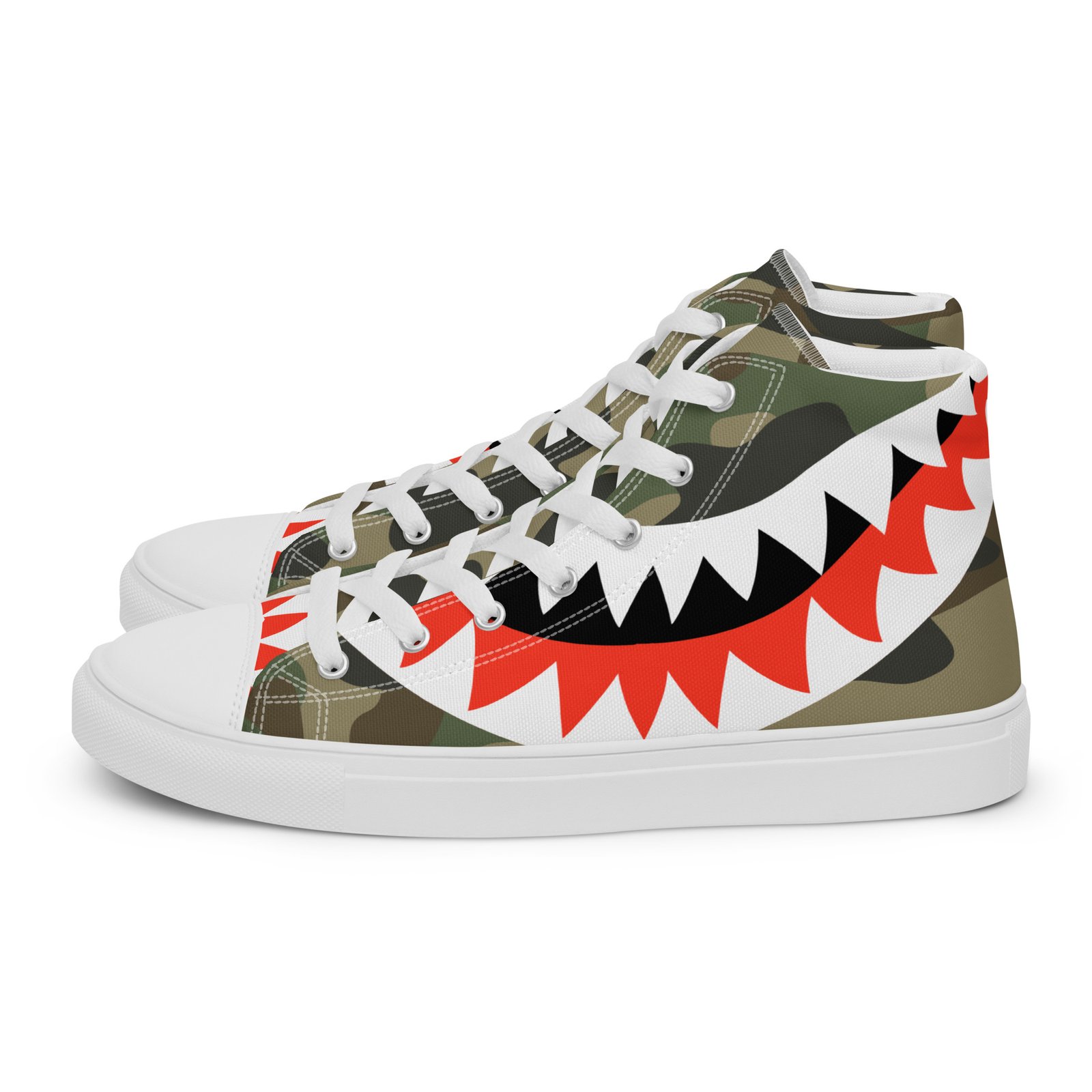 Men’s high top canvas shoes - Image 2