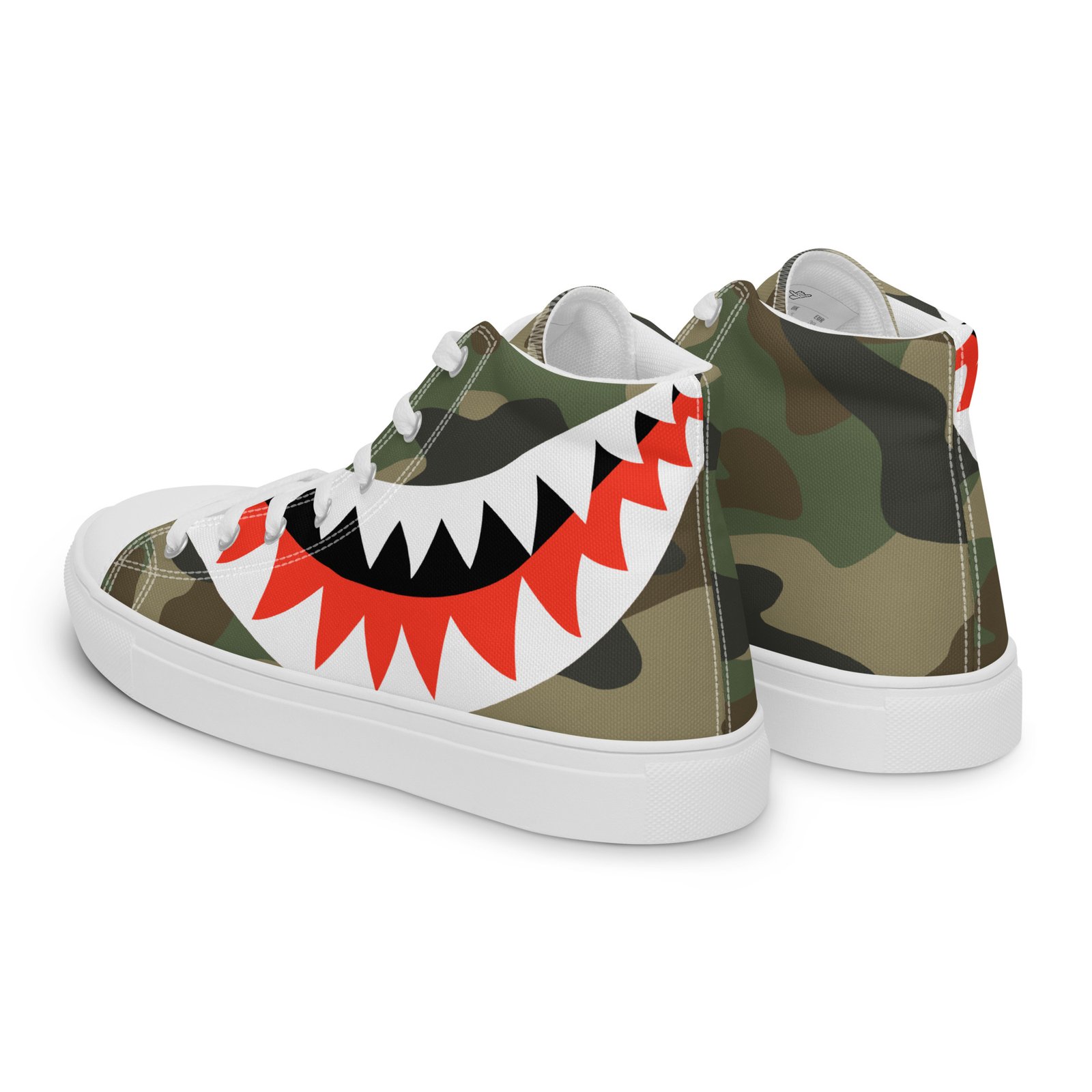 Men’s high top canvas shoes - Image 4