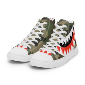 Men’s high top canvas shoes