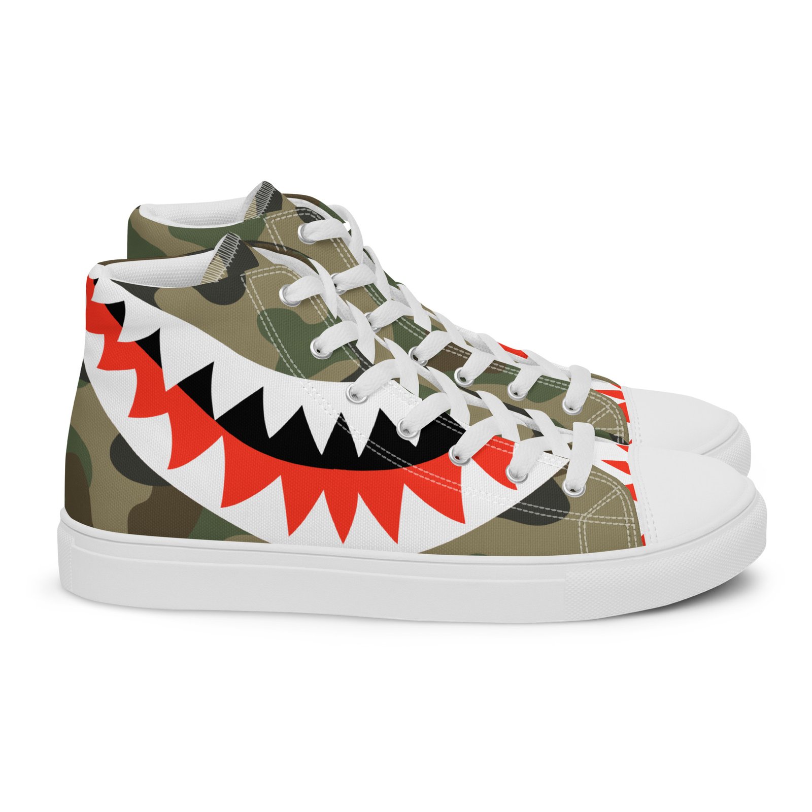 Men’s high top canvas shoes - Image 7