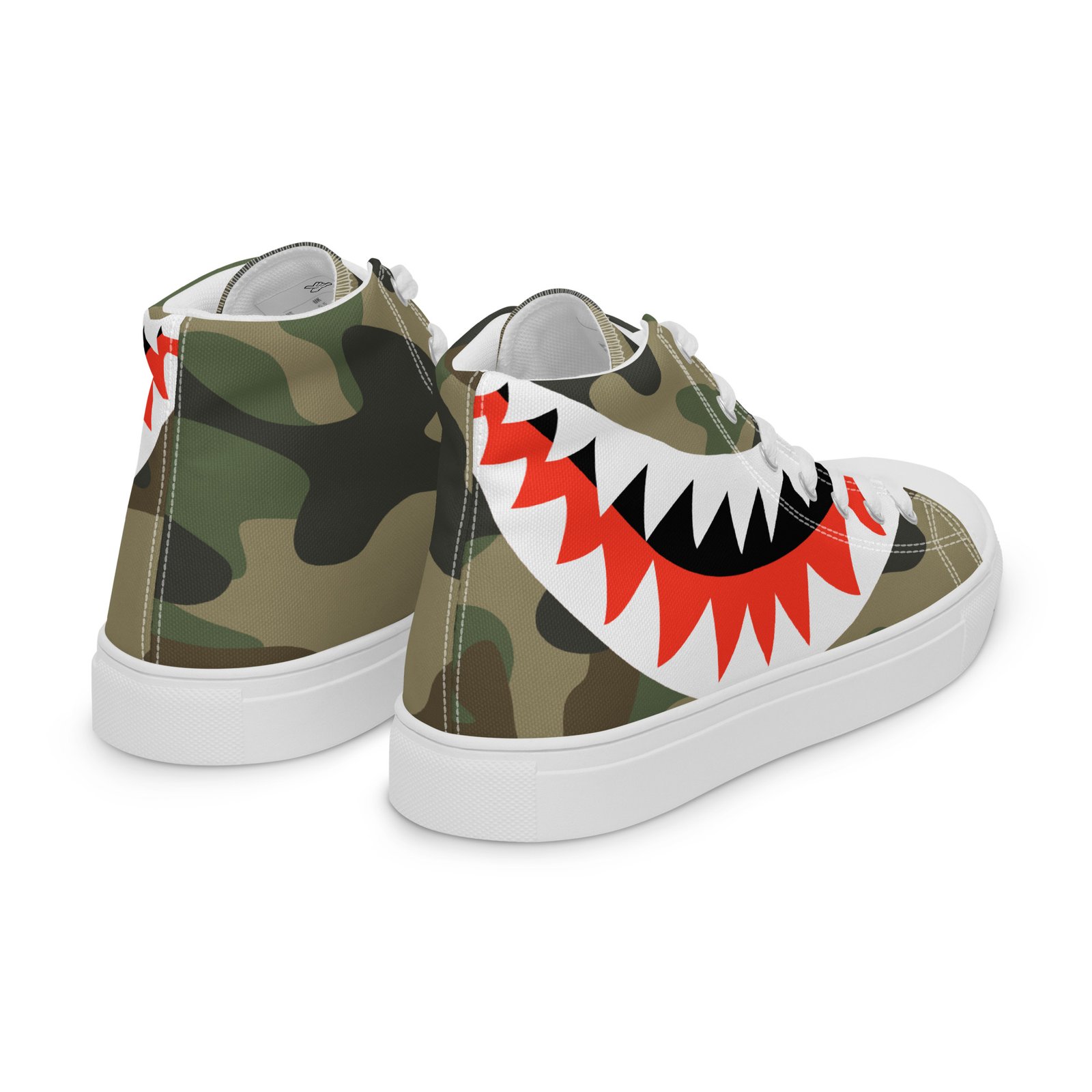 Men’s high top canvas shoes - Image 8