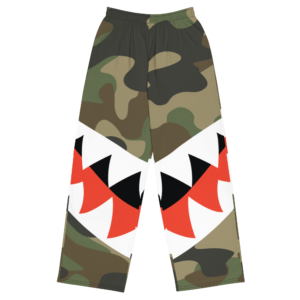 Unisex Wide-Leg Pajama Camo Pants